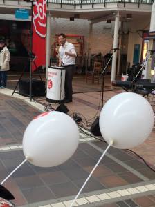 Mathias Tegnér i Tyresö Centrum