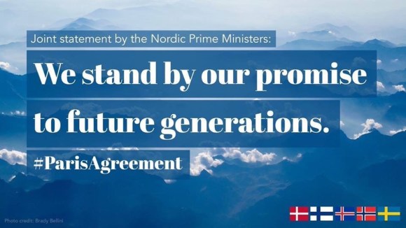 Parisavtalet Joint Statement